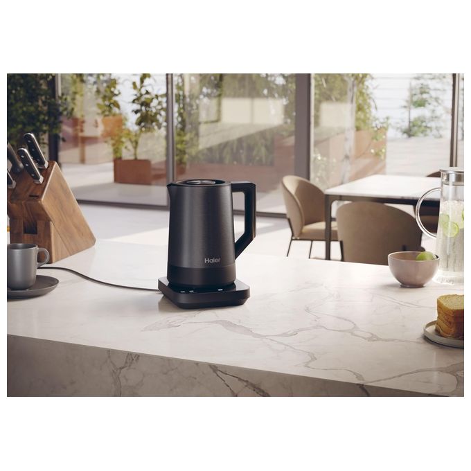Haier HKE5A 011 I-Master Serie 5 Bollitore Elettrico 1,7 L 2200 W 7 Temperature Touch colore Nero