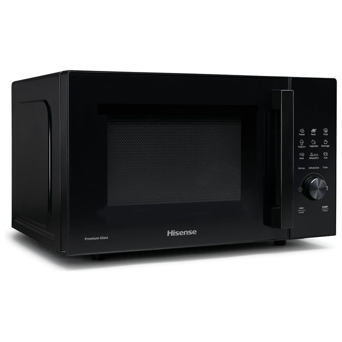 Hisense H23MOBSD1H Forno a microonde Solo 23 L 800 W 9 Programmi Rivestimento Ceramico colore Nero