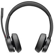 Poly 218475-02 Voyager 4320 UC Cuffie Wireless con Bluetooth 5.1 e Dongle BT700 USB-A Certificato Microsoft Teams colore Nero