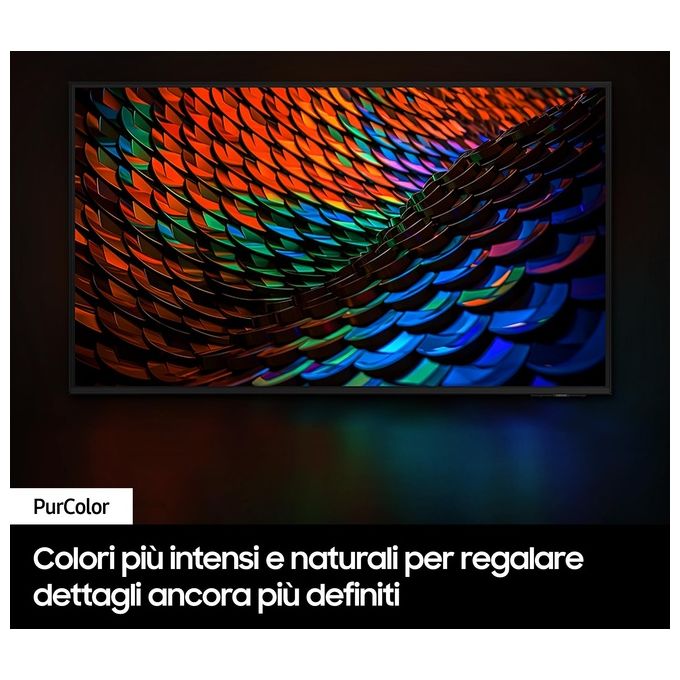 Samsung UE43DU7170UXZT Crystal Smart TV LED 43'' 4K UHD Processore Crystal 4K HDR10+ OTS Lite Q-Symphony Gaming Hub colore Nero