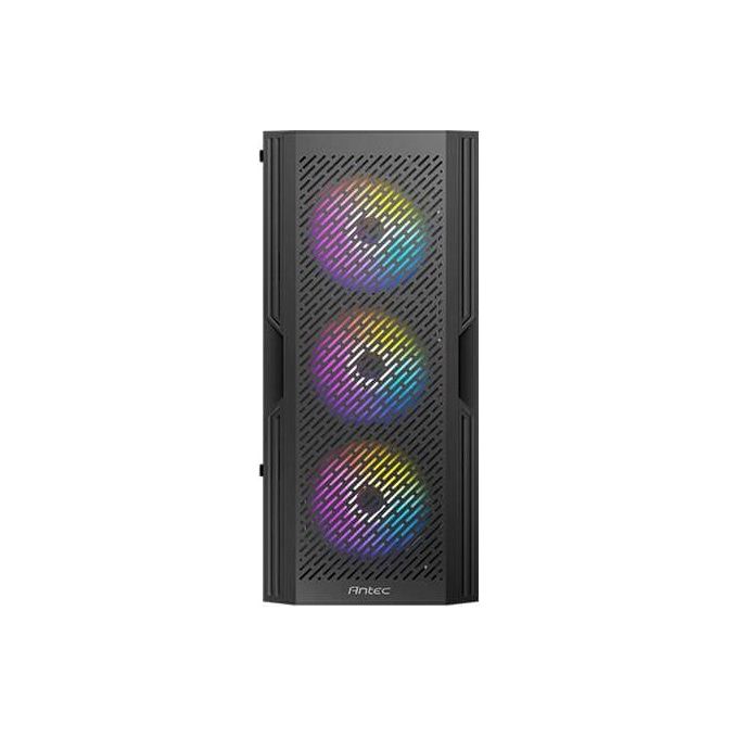 Antec AX20 RGB TG Midi Tower PC Case MATX 2x USB 2.0 Pannello in Vetro Temperato RGB colore Nero