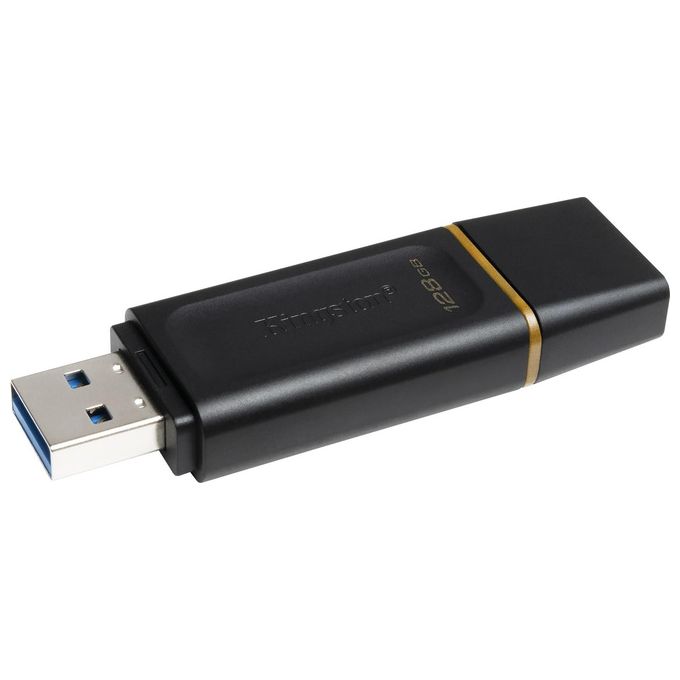 Kingston DataTraveler Exodia DTX-128GB Flash Drive USB 3.2 Gen 1 con Cappuccio Protettivo e Anello Portachiavi in Colori Multipli