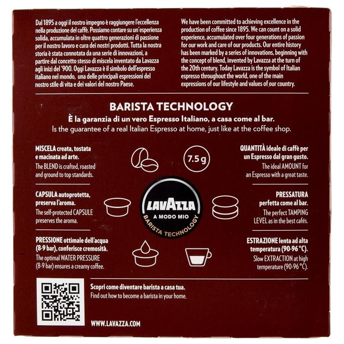 Lavazza A Modo Mio Suerte Nero 54 Capsule 405gr