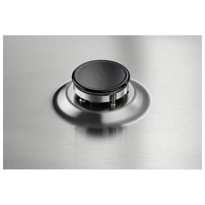Electrolux EGL62821OX Serie 300 Piano cottura Misto 60 cm 3 fuochi gas 1 piastra elettrica 1000 W Sicurgas colore Inox