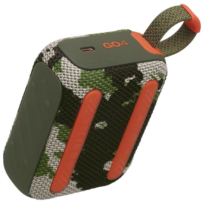 JBL JBLGO4SQUAD Go 4 Altoparlante Bluetooth Portatile 4,2 W IP67 Waterproof Antipolvere Autonomia 7 h colore Mimetico