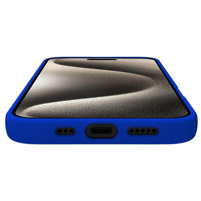 Celly Cromo Cover per iPhone 16 Blu