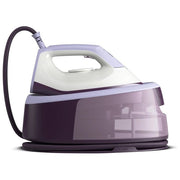 Philips PSG3000-30 Serie 3000 Ferro da Stiro con Caldaia 2400W 350 g-min 6 bar Serbatoio 1,4 L Piastra Ceramica colore Viola Bianco