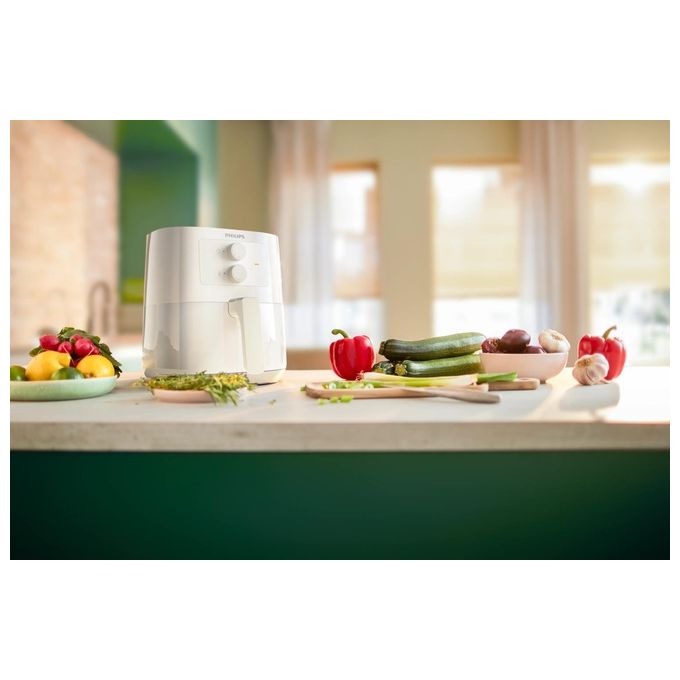 Philips HD9200-10 Friggitrice ad aria 4,1 L 1400 W Tecnologia Rapid Air 5 funzioni colore Bianco