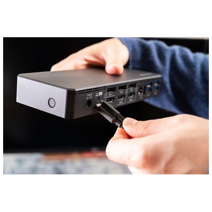 Kensington K33603EU SD4781P EQ Docking station Doppio 4K USB-C e USB-A 2 display 4K a 60 Hz 10 Gbps 100 W Power Delivery colore Nero