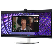 DELL DELL-P3424WEB P Series Monitor PC 34 3440 x 1440 Pixel 21:9 IPS LCD con Fotocamera 4 MP Altoparlanti Integrati Hub USB 90 W HDMI 2.1 DisplayPort 1.2 Ethernet Regolazione Altezza VESA colore Nero