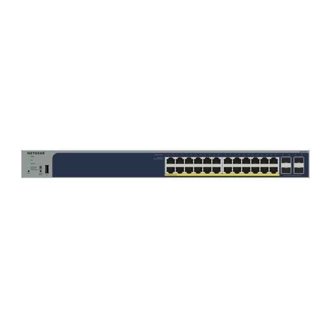 NETGEAR GS752TPP Switch gestito Gigabit Ethernet 52 porte con PoE 760 W 104 Gbit-s colore Grigio