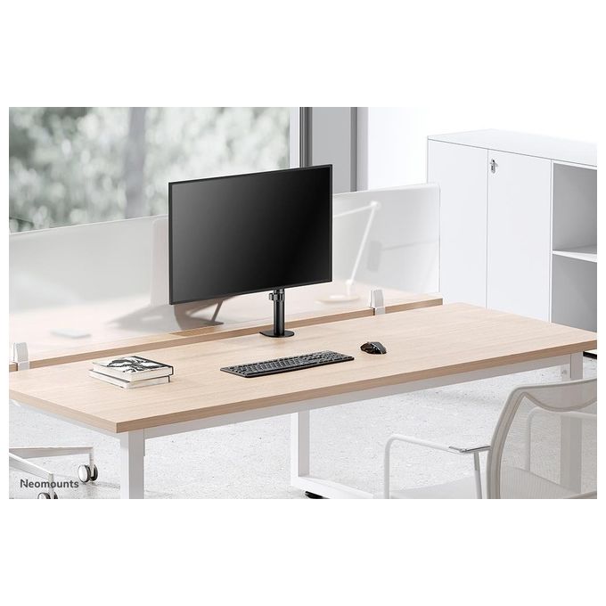 Neomounts 13058737000 FPMA-D540BLACK Supporto da Scrivania per Monitor 13-32 Pollici VESA 75x75 100x100 mm Regolabile Altezza Profondita' Inclinazione Rotazione Gestione Cavi colore Nero