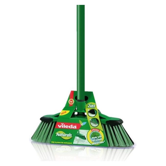 Vileda Scopa 2in1 Naturals con Manico