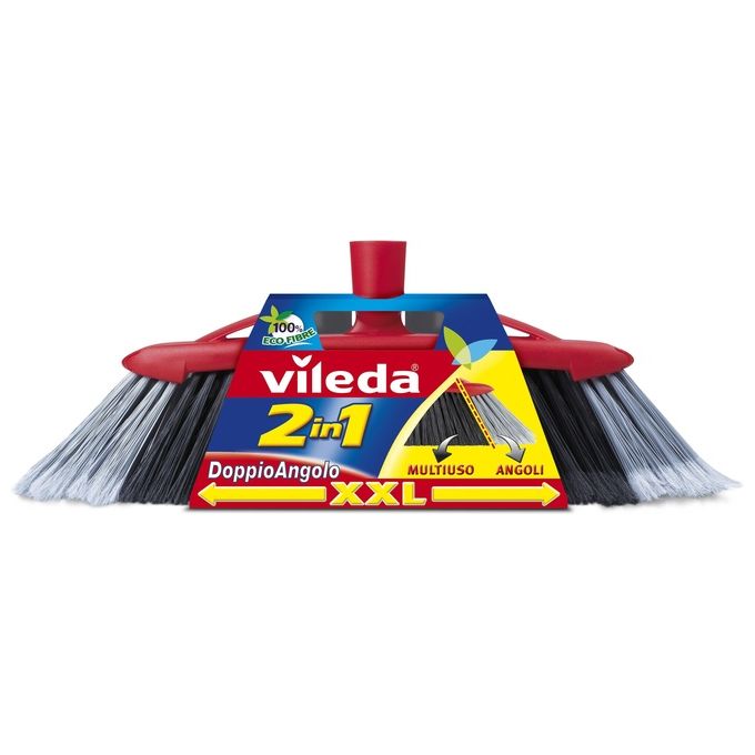 Vileda Scopa Doppio Angolo 2 In 1