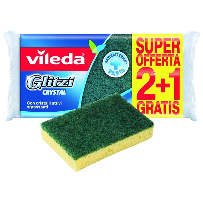 Spugne Vileda Glitzi Crystal 2+1