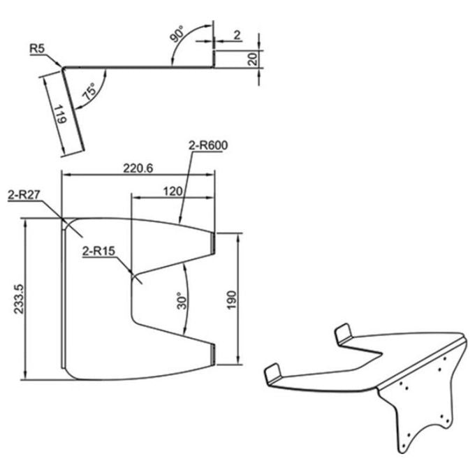 Multibrackets 7350022737525 Supporto per Laptop Compatibile VESA 100x100 mm Adatto per Braccio da Tavolo M VESA Gas Lift Arm colore Nero