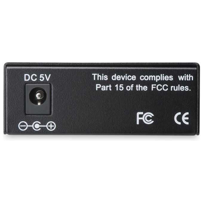 Digitus Convertitore Media Gigabit Ethernet 1000 Mbit-s Nero