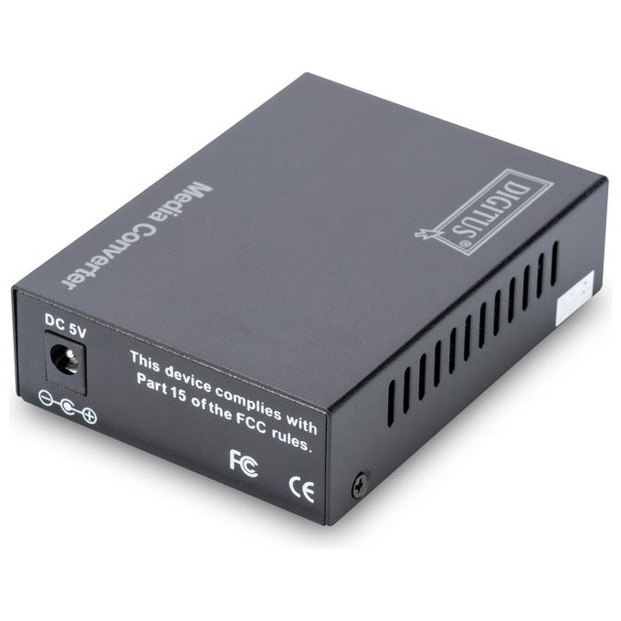Digitus Convertitore Media Gigabit Ethernet 1000 Mbit-s Nero