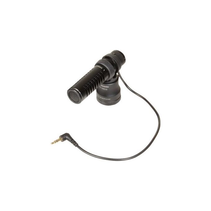 Panasonic Microfono per Videocamera Digitale Cablato Stereo 3,5mm Nero