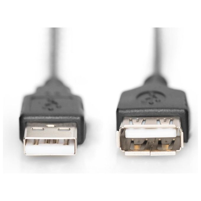 Assmann Electronic Cavo Usb 1,8mt 2.0 Usb A Nero