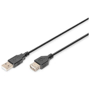 Assmann Electronic Cavo Usb 1,8mt 2.0 Usb A Nero