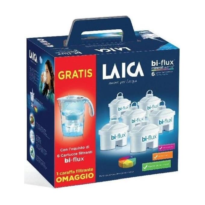 Laica KIT_ 6 Filtri Biflux + Caraffa