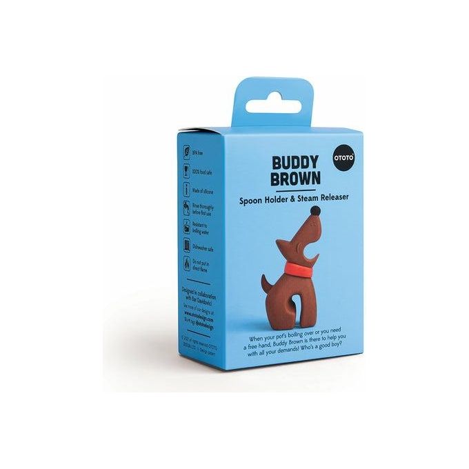 Ototo Buddy Sandstone Porta Cucchiaio e Solleva Coperchio