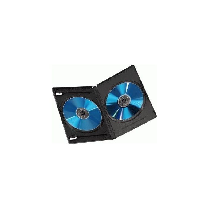 Hama Confezione 5 Custodie DVD Doppie Nero