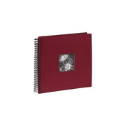 Hama Fine Art Album Fotografico e Portalistino a Spirale Bordeaux 36x32cm 50 Pagine Nere