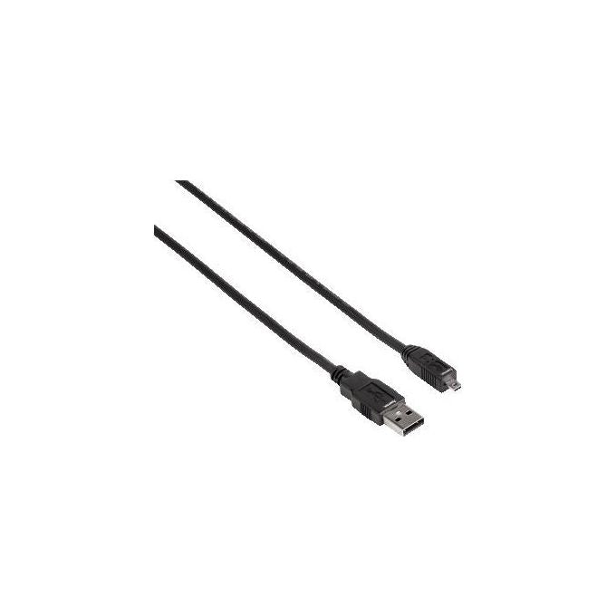 Hama USB 2.0 Cavo B8 Pin USB A - Mini USB B Nero 1.8mt