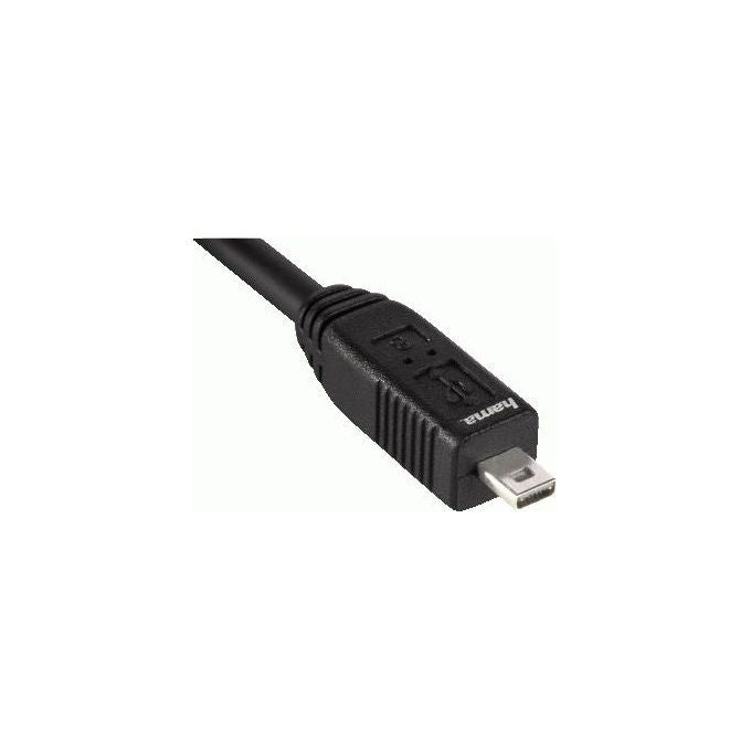 Hama USB 2.0 Cavo B8 Pin USB A - Mini USB B Nero 1.8mt