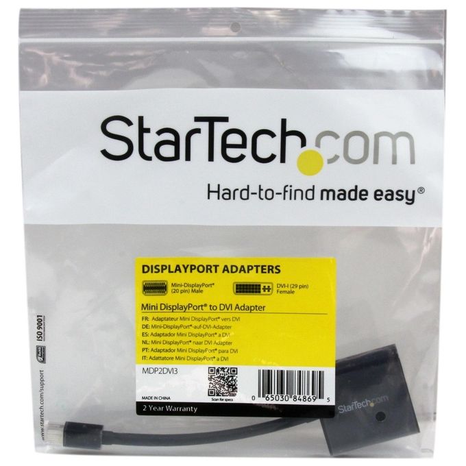 StarTech Adattatore convertitore video Mini DisplayPort a DVI - Mini DP a DVI nero - 1920x1200