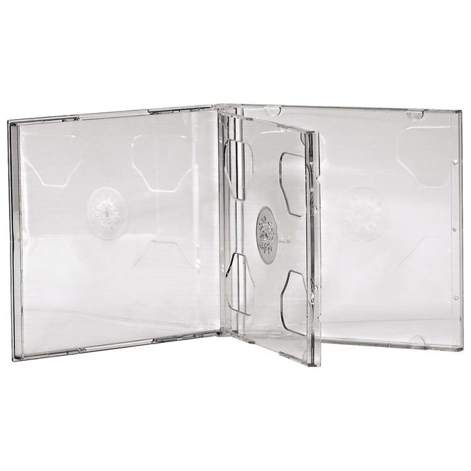 Hama CD-Double-Box Confezione da 5 Pezzi Trasparente Jewel-Case