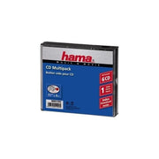 Hama CD-Multipack 6 Dischi Trasparente
