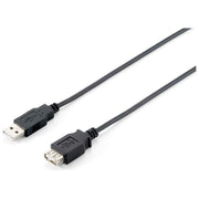 Equip Prolunga Usb 2.0 a M-F 5mt Nero