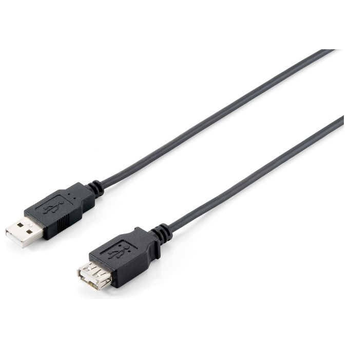 Equip Prolunga Usb 2.0 a M-F 5mt Nero