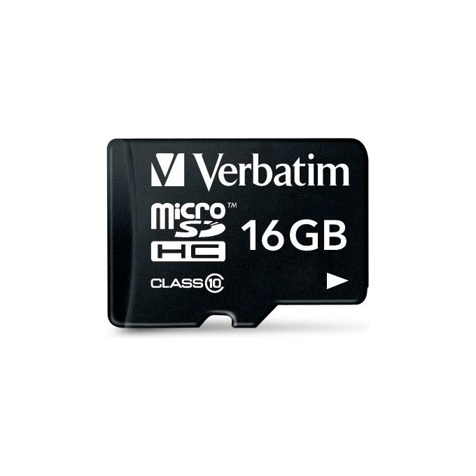 Verbatim Micro Sdhc -16gb- Class 10+ Adattatore