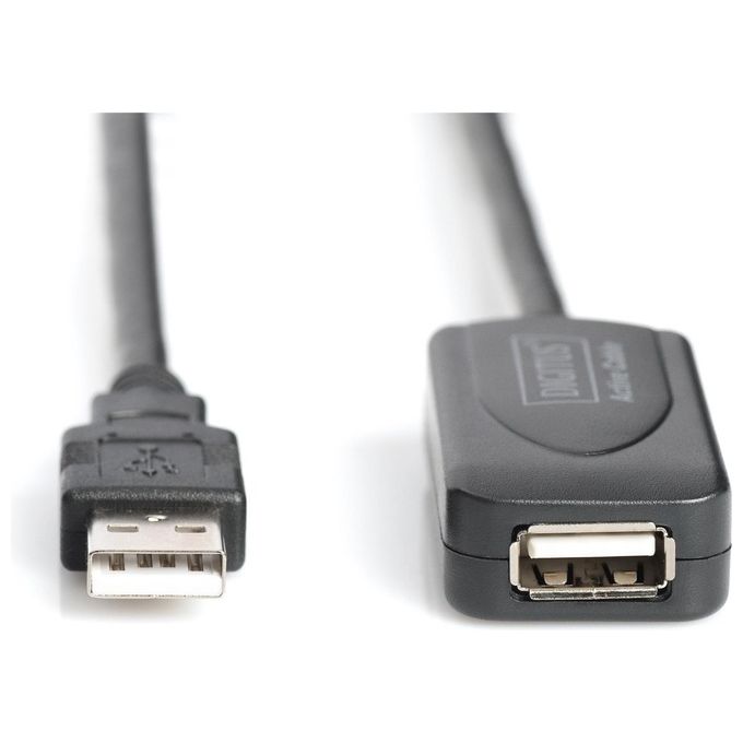 Digitus Estensore Di Linea Usb 2.0 Maschio-femmina Con Cavo Da Mt. 20