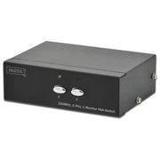 Digitus DS-44100-1 Switch VGA 2 PC 1 Monitor con Audio 1920x1080p 60Hz 250MHz DDC Plug and Play