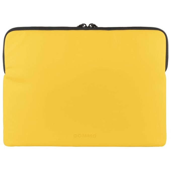 Tucano BFGOM1516-Y Gommo Sleeve Custodia Notebook 16'' Resistente all'Acqua in Materiale Riciclato colore Giallo