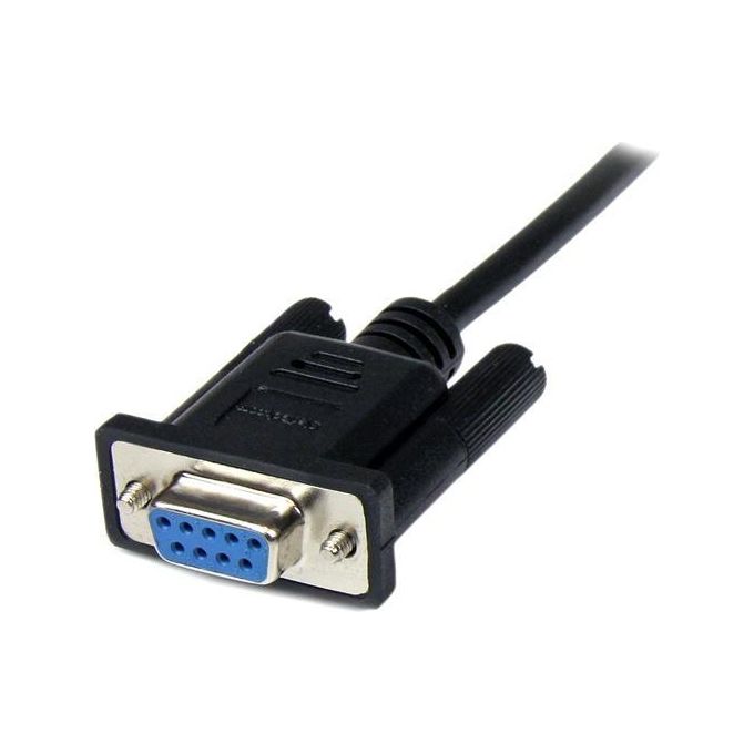 StarTech Cavo Seriale Null Modem Db9 Rs232 Nero 1 M - F-m
