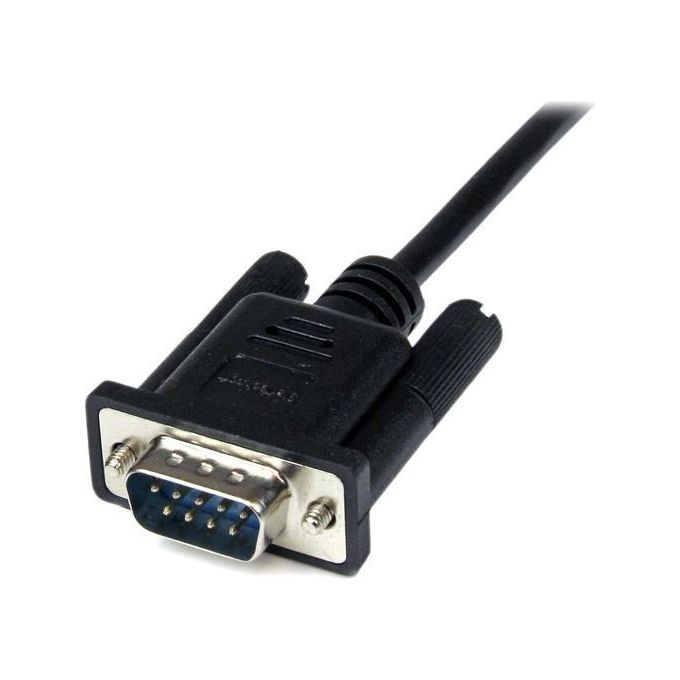 StarTech Cavo Seriale Null Modem Db9 Rs232 Nero 1 M - F-m
