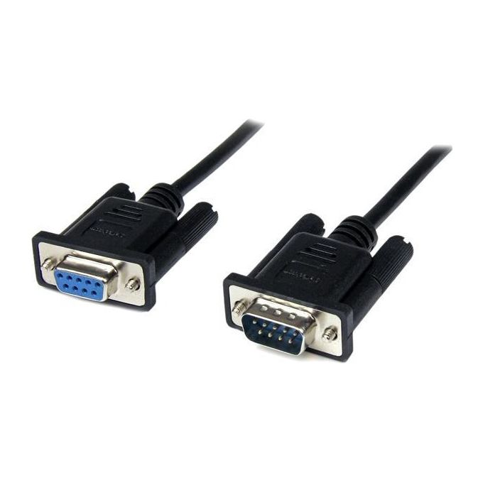 StarTech Cavo Seriale Null Modem Db9 Rs232 Nero 1 M - F-m