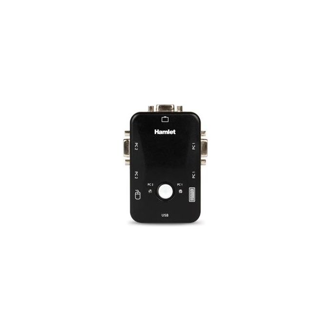 Hamlet Kvm Switch 2pc Con 3 Usb   vga