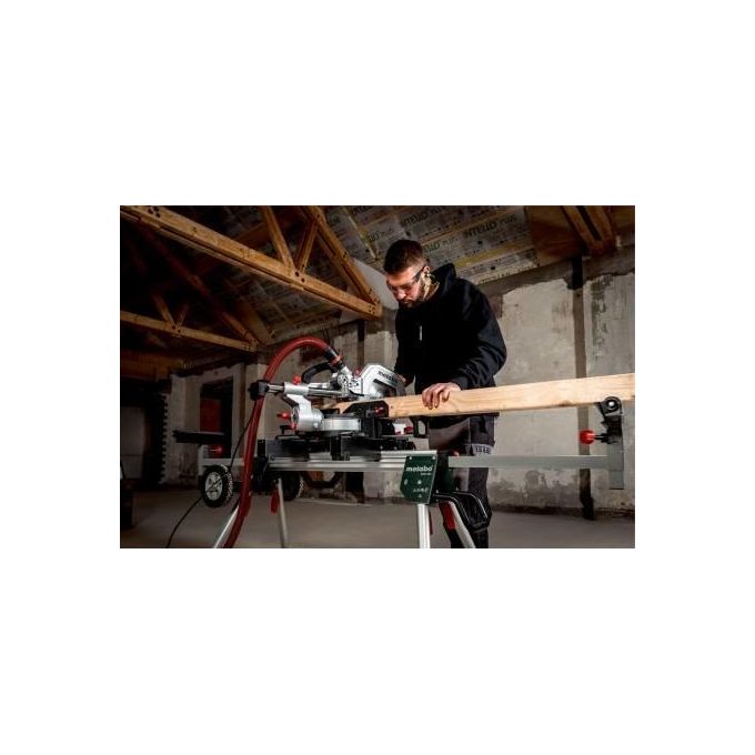 Metabo KGS 216 M Sega Troncatrice con Trazione 1200 W Lama 216 mm Precision Cut Line 305x70 mm 5000 rpm
