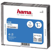 Hama CD Slim Jewel Case 5 pz.