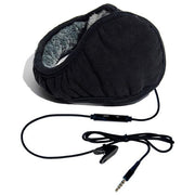 Hi-Ear Paraorecchie Musicale con Speaker e Jack 3.5 Nappa Nera
