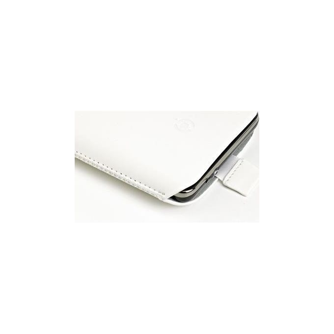 Celly TURBOXL02 Turbo Custodia a Sacchetto per Samsung Galaxy S II in Nabuk Sintetico colore Bianco