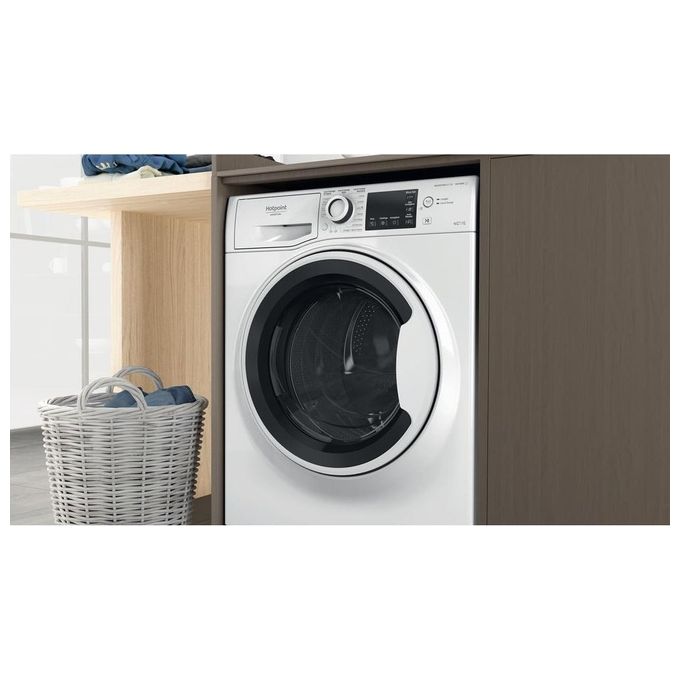 Hotpoint NDB 10736 WA IT Active Lavasciuga Libera Installazione 10-7 Kg 1400 rpm Classe D Inverter (85x59,5x60,5 cm) colore Bianco