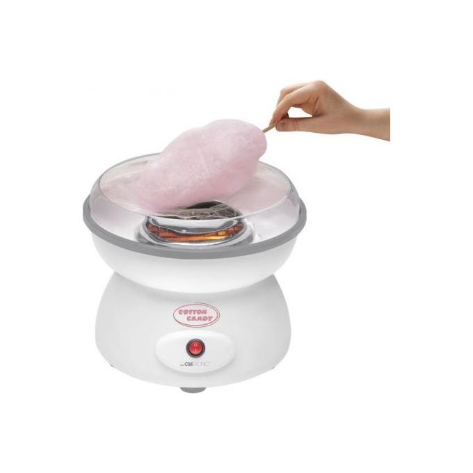 Clatronic 263023 ZWM 3199 Macchina per Zucchero Filato 29 cm 500 W colore Bianco